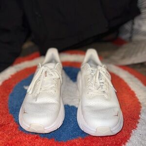 Hoka White Athletic Shoes